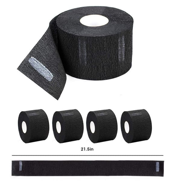 5 Rullar Engångs Barberpapper Halsremsor, Inpackningspapper