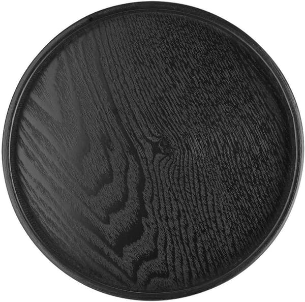 1 stk Svart 30 cm Solid Trebrett Tre Tesett Tebrett