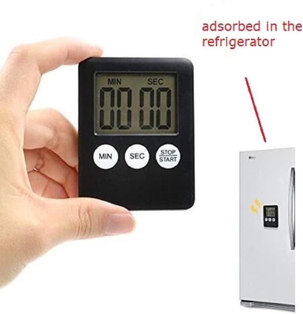 Digital Kjøkken Timer, Magnetisk Mini Kjøkken Timer, Egg Koking
