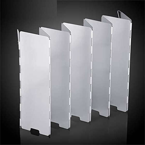 10-panel vindskydd i aluminium