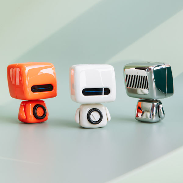 1 Bluetooth Højttalere Mini Sød Robot Bærbar Trådløs Bluetooth