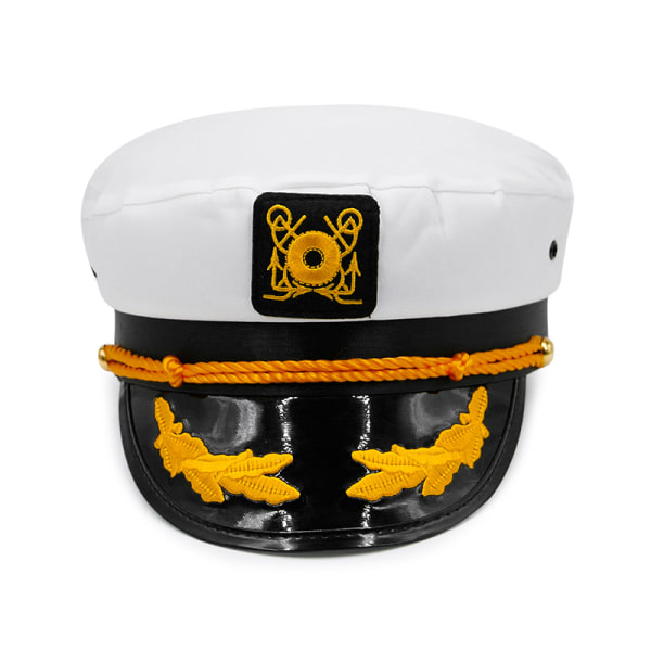 Captain's Yacht Sailors Hat Snapback justerbar cap kostym