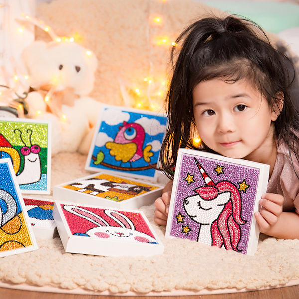 One Piece Unicorn Täysi Timanttimaalaussetti, 5D DIY Pyöreä