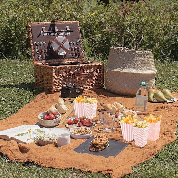 12 stk. Popcornboks Papirpose Slikbeholder Popcorn Papirpose