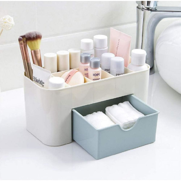 Skrivebords Makeup Organiser Skuffe, Kosmetik Organiser, Skrivebord