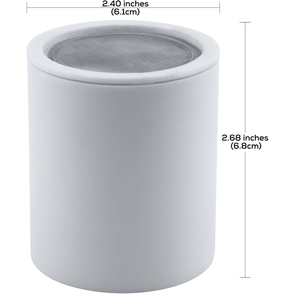 4-pack 15-stegs duschfilterpatroner, hårt vatten