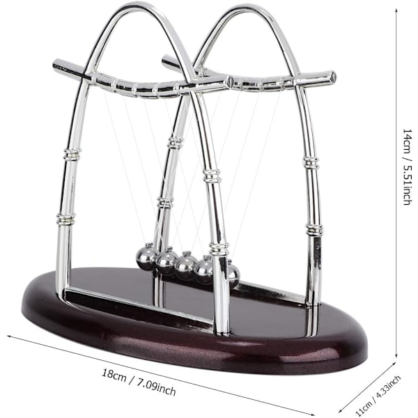 1 Stycke Segelformad Pendelkula Oval Newton Bumperkula