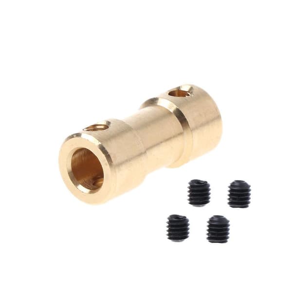2-5mm Motor Kopparaxelkoppling Koppling Kopplingar Hylsa Adapter Us（4-5