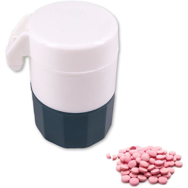 1 stk medicingrinder multifunktionel tabletgrinder bærbar