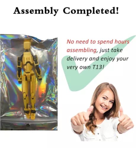Dummy 13 Actionfigurer, T13 (samlet) Med Vinger, Rød og Sort