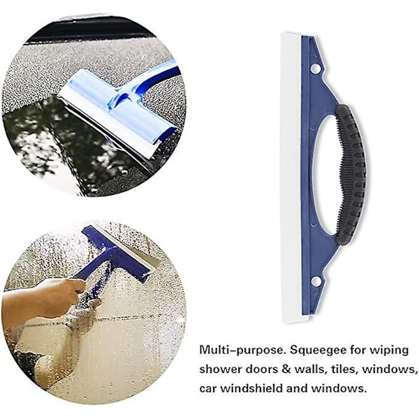 2 stk Dusj-Squeegee, Dører Biler Vinduer Glass Squeegee Rengjøringsmiddel