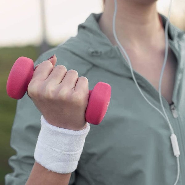 6 stk Svamp Wristband Armbånd Sports Armbånd