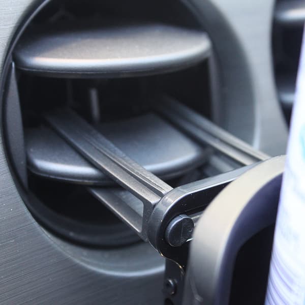 (Sort) Bilkopholder, Drejelig Justerbar Auto Luftventil Drik