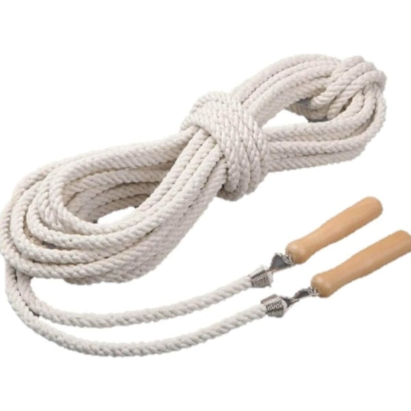 5m long skipping rope with wooden handle for kids and adults, bes