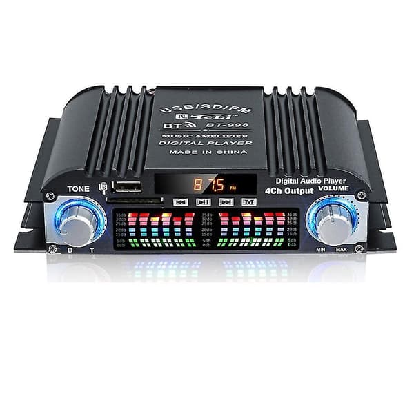 Bt-998 Hifi Digital Audioförstärkare Lcd-display Classd Power Ampl
