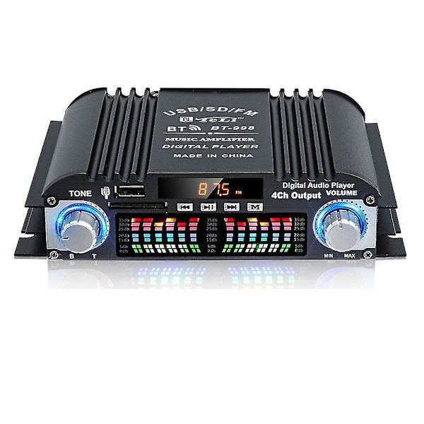 Bt-998 Hifi Digital Audioforstærker LCD-display Classd Power Ampl