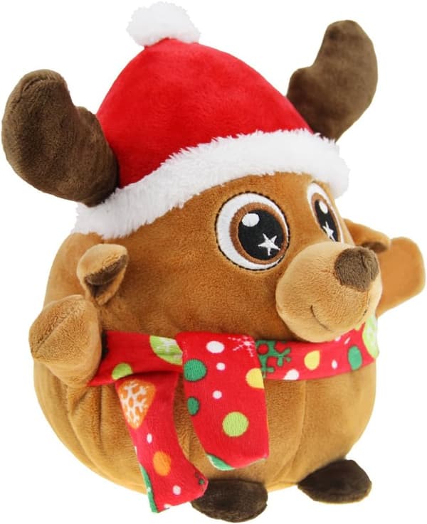 1 st julbelysning leksak tomte älg docka med musik barn