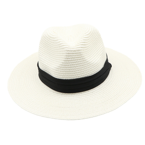 1 st Raffia Halmhatt Herrar Storbrättad Hatt Sommar Solhatt