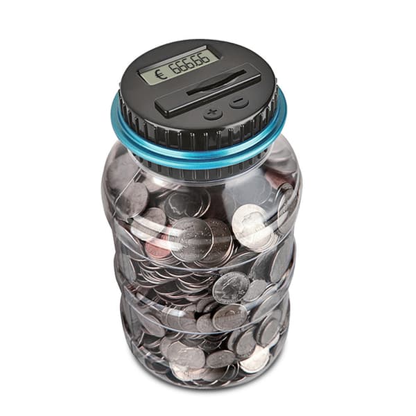 Original Euro Spargris for Barn med Lås og