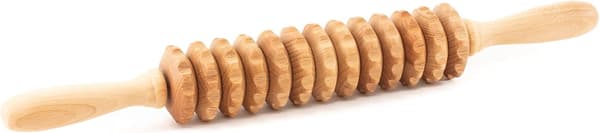 Massage Roller - 15.6\" Trä Massagevals för Lymfatisk Dränage
