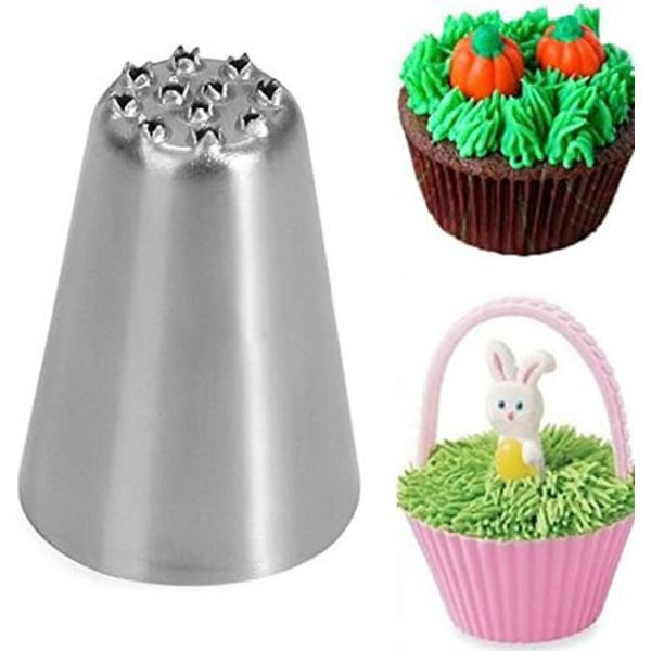 Sett med 3 rustfrie cupcake-isingstips