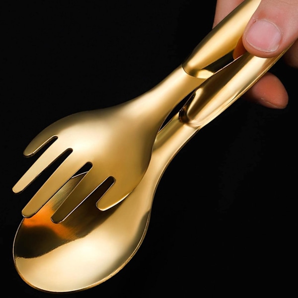 2 Pak Buffet Tange | Rustfrit Stål Madtange Serveringstange - BBQ Klips Brød Stegtang Cocina Gadgets Cuisine Ut