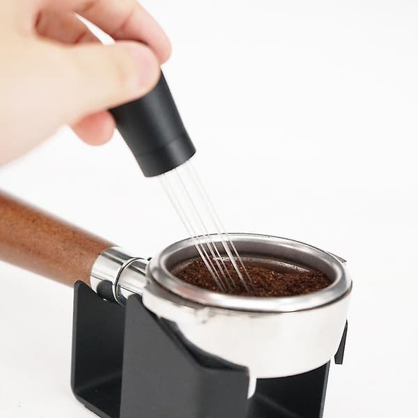 Rustfrit Stål Kaffe Pulver Tamper Nålefordeler Nivellering E