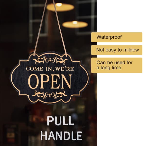 1 åpent og stengt skilt