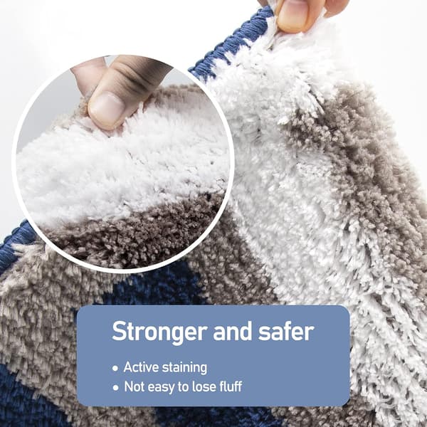 Antislip Bademåtte Køkkenmåtte Blød Badeværelsesmåtte Fluffy