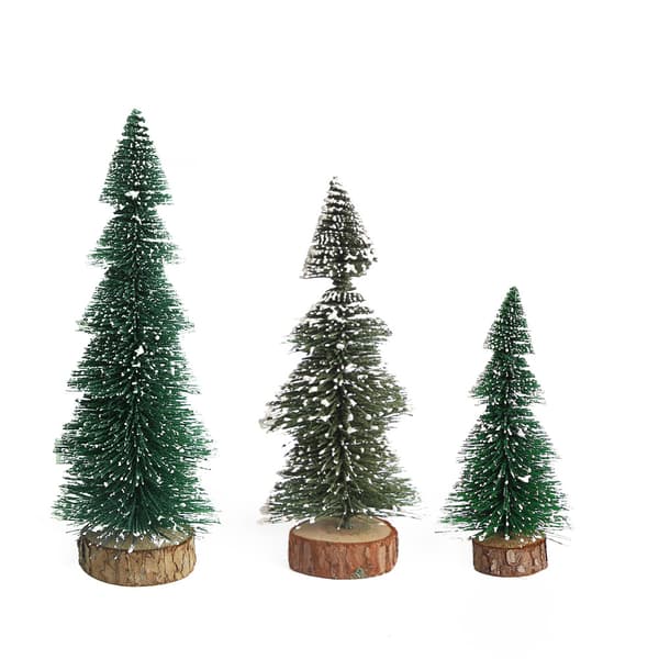 Sne-beklædt juletræ julepynt simulation
