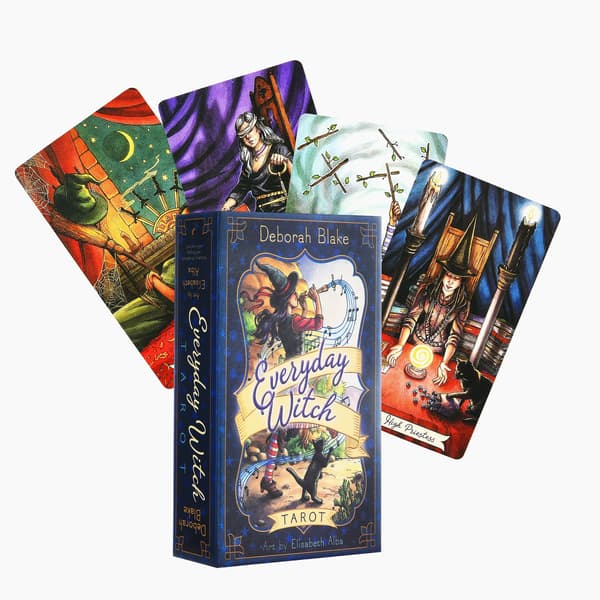78PCS Everyday Witch Tarot Cards Deck Fate Divination Table Games