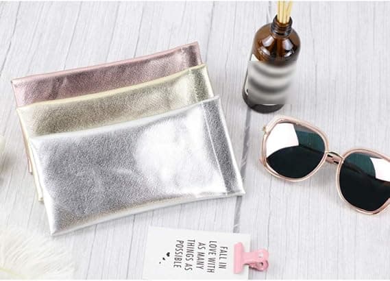 3-pack Vattentätt Läderfodral för Unisex Solglasögon