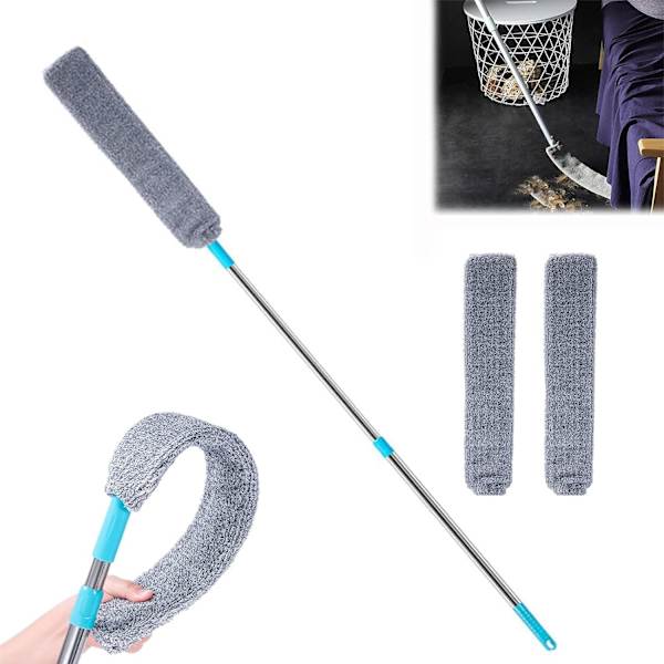 Teleskopisk støvfjeder, Manuel Mikrofiber Støvfjeder, Støvfjeder til