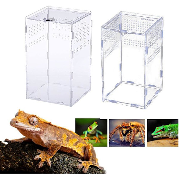 Terrarium til krybdyr, insekter, firben, slanger, edderkopper