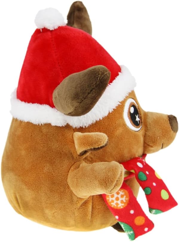 1 st julbelysning leksak tomte älg docka med musik barn