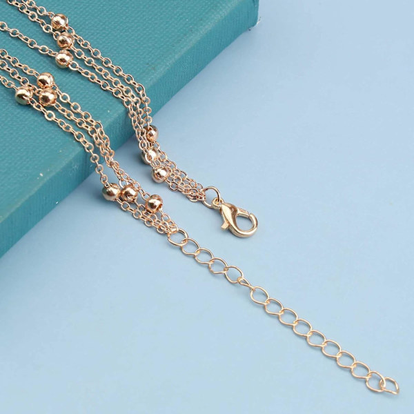 2 kpl (Kulta) Kultaketju Anklet Ohut Kuubalainen Ketju Anklet Ranta