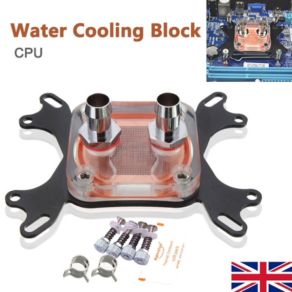 Professionellt special CPU-vattenkylningsblock för INT/AMD-vatten