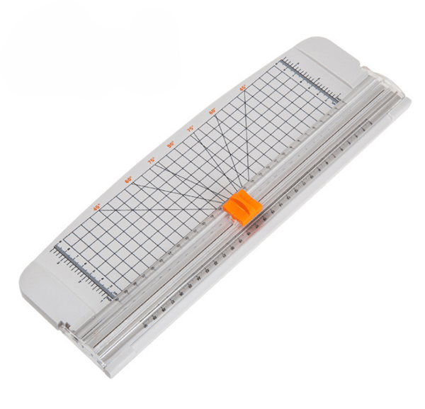1 stk (Hvit) A4 Papirkutter, Papirtrimmer Guillotin med