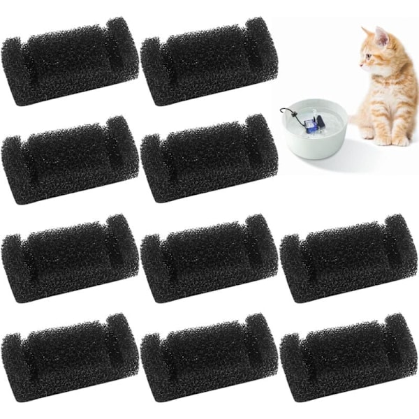 10 st kattvattenfontän skumfilter, kattfontänsvampfilter