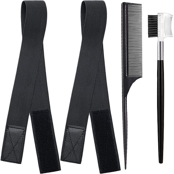 3,5 cm peruk elastiskt band, frisörhuvudöverdrag, kantfixering