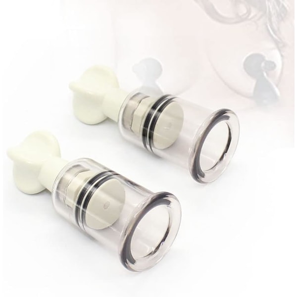 2 stk. (indre diameter 2,5 cm) brystvortepumpe stimulering