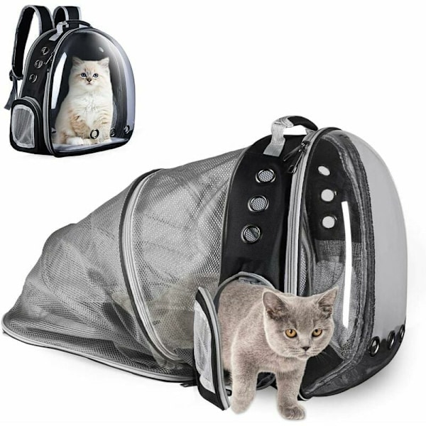 Cat Dog Backpack - Transparent Carrying Bag for Cat and Dog, Expa