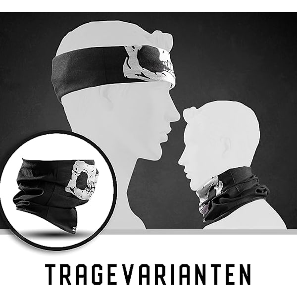Monitoiminen värikäs saumaton taikamagneeti, ratsastusnaamio