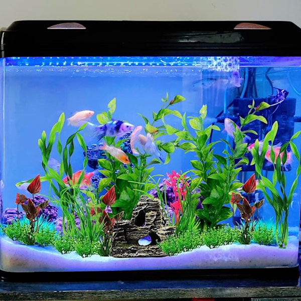 10 stk Akvarium Dekorative Planter Grønne Planter Kunstige