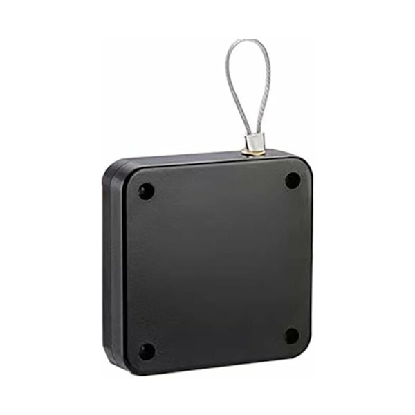 Automatisk dørlukker, lydløs dørlukker med snor, husholdningsbuffer skydedør, ingen stansning, bæreevne ca. 20 kg