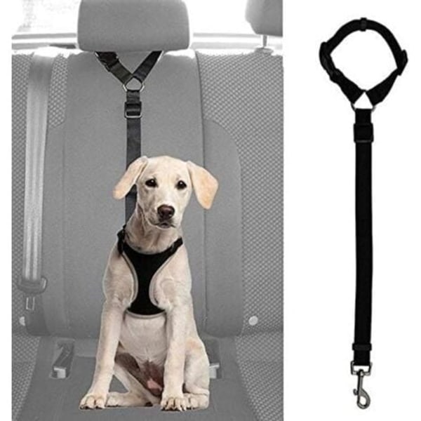 Car Safety Seat Belt for Dog Pet Cat Harness Leash Strap Clip Lea