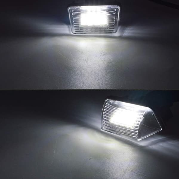 LED Nummerpladelys Pærer Super Lyse Ingen Fejl 6000K