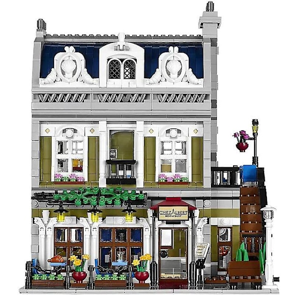 På lager 2418stk City Street View Model Set Creator Parisian Rest