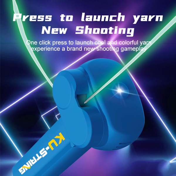 Glow in The Dark Lasso, Spillespill med snor, Glow in The Dark Loop Rope Launcher Propeller, Håndholdt Nyhetssjov