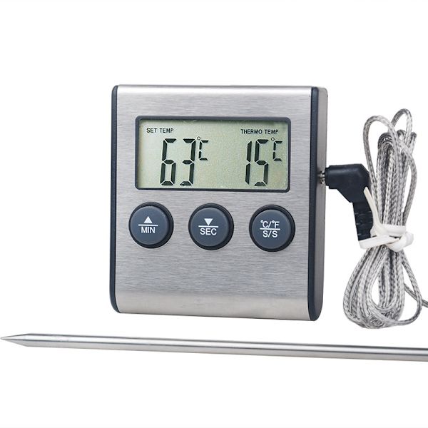 1 st Digital Kötttermometer med Magnet, Timer och Batteri